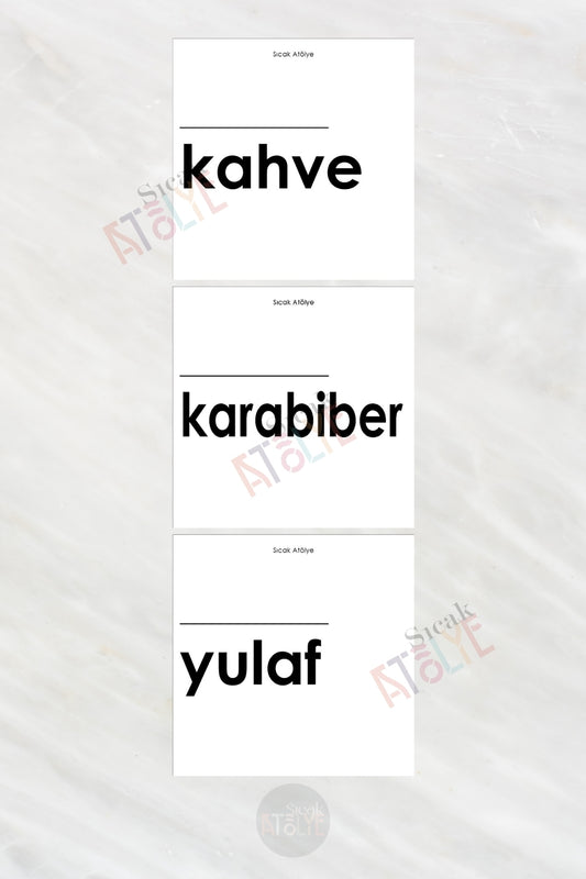 Baharat - Bakliyat - Kuruyemiş Kavanoz Etiketi | model. İncir