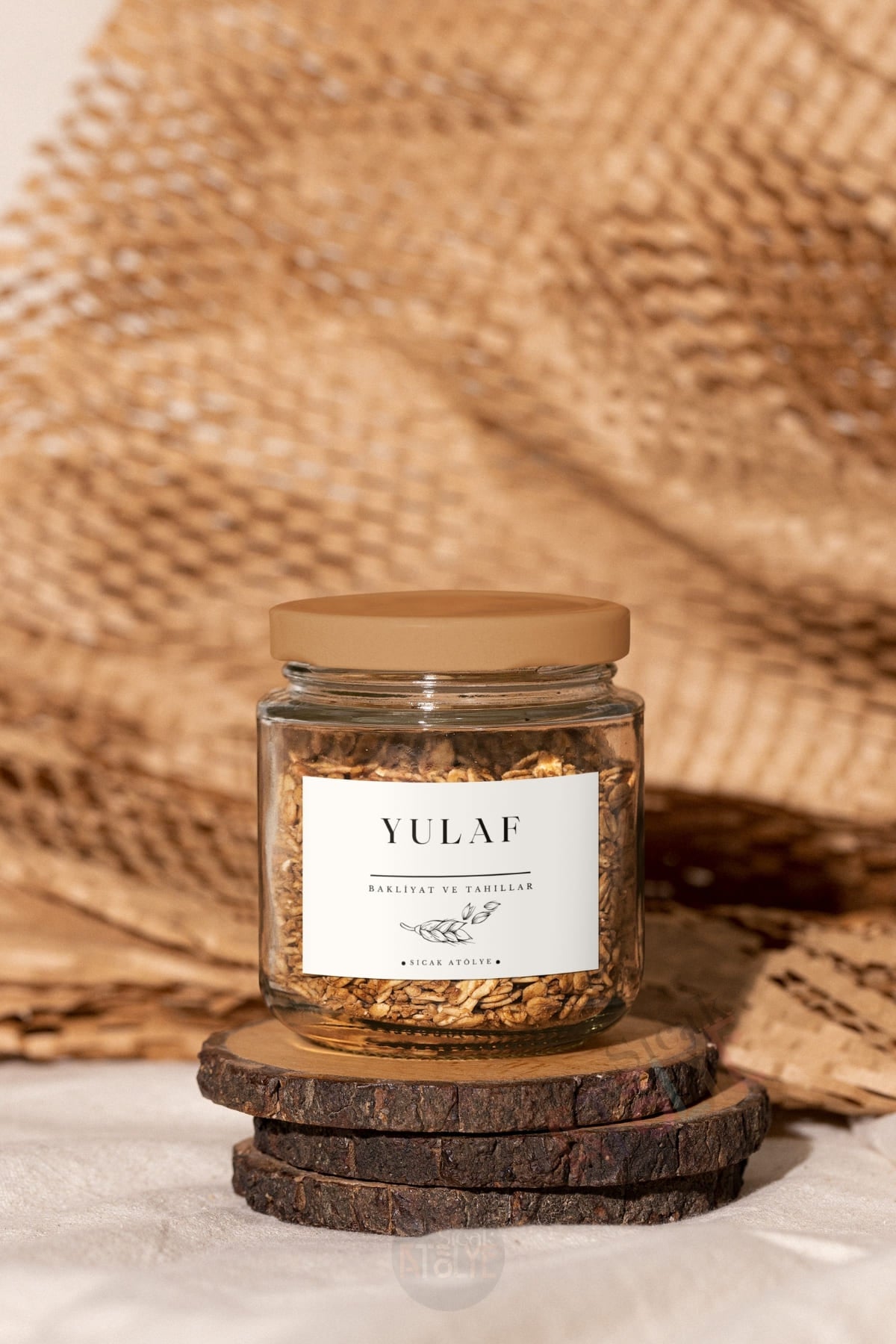 Baharat - Bakliyat - Kuruyemiş Kavanoz Etiketi | model. Yenibahar