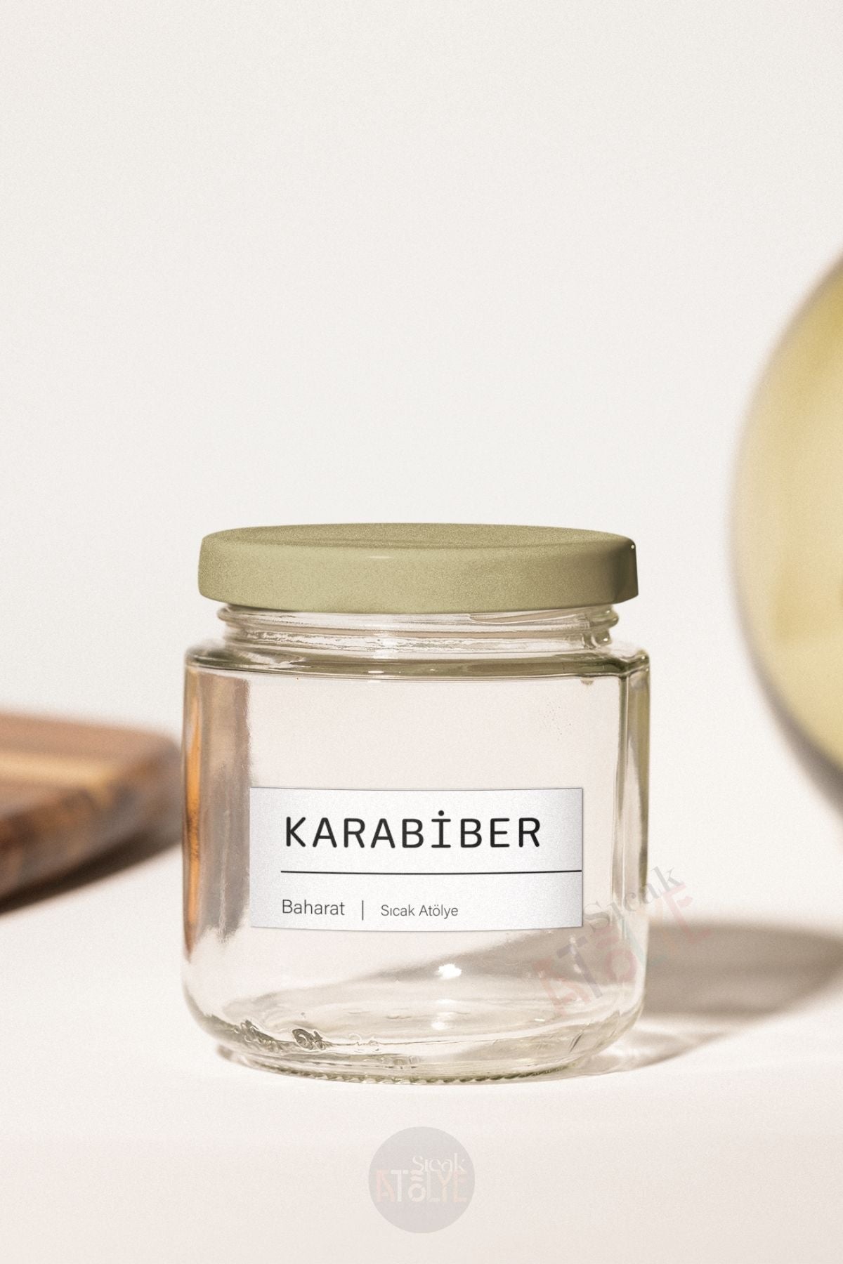 Baharat - Bakliyat - Kuruyemiş Kavanoz Etiketi | model. Badem