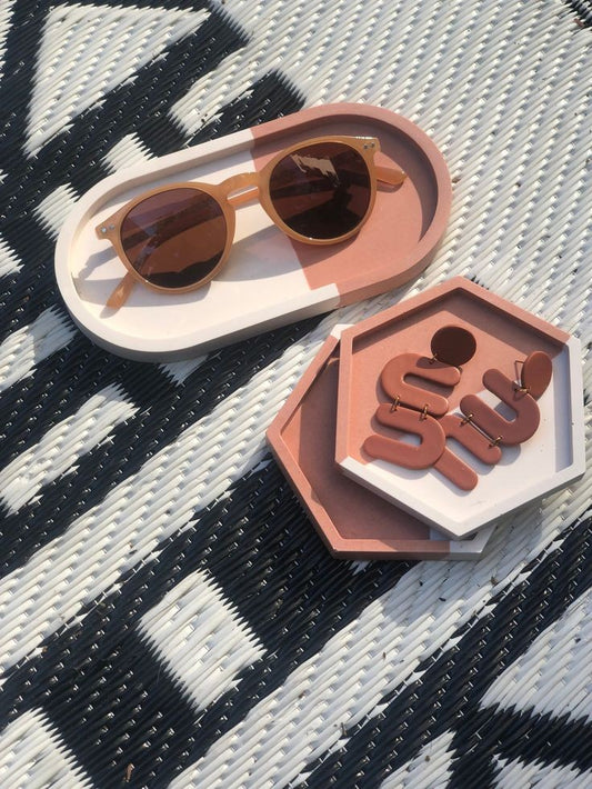 Beton Altlık Set - 2 Parça | Natural Pick Koleksiyonu