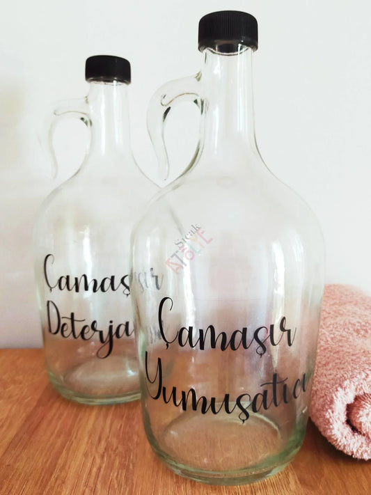 Deterjan, Temizlik ve Şişe Düzen Etiketi | model. Hijyen - Sıcak Atölye