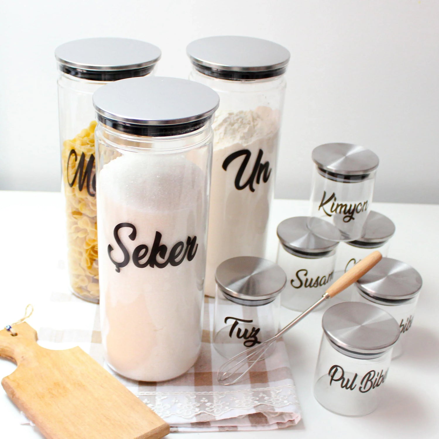 Mutfak Kavanoz Etiketi - Sıcak Atölye 