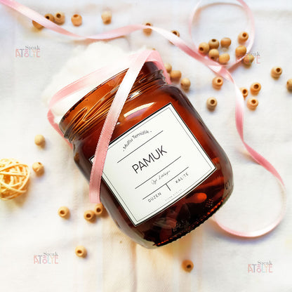 Deterjan, Temizlik ve Şişe Düzen Etiketi | model. Mutlu Temizlik