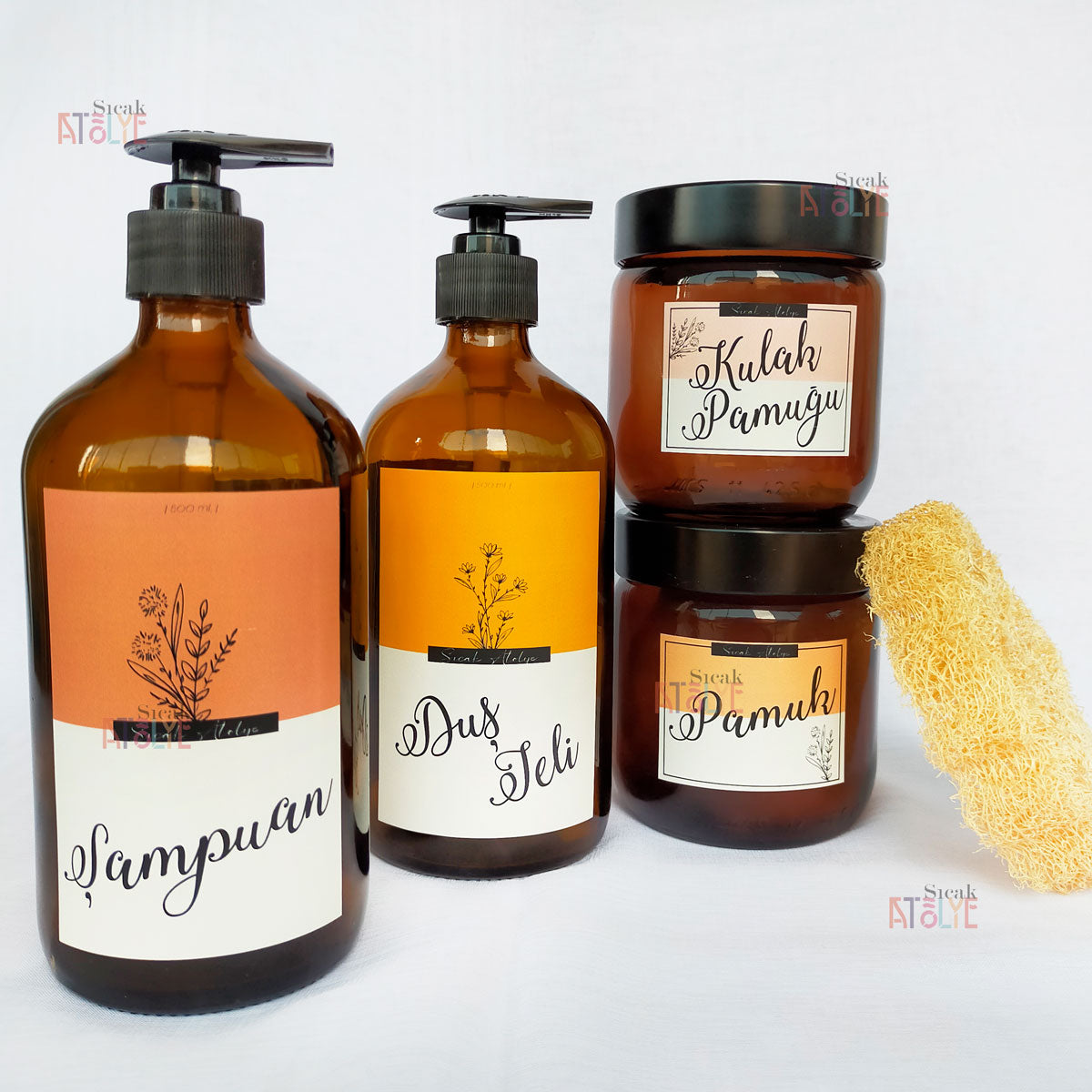 Deterjan ve Temizlik Düzen Etiketi - 46'lı Set