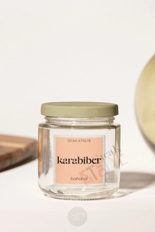 Baharat - Bakliyat - Kuruyemiş Kavanoz Etiketi | model. Şeftali - Sıcak Atölye 