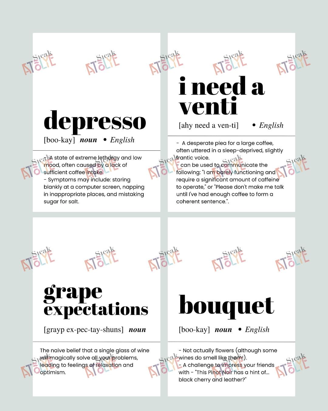 Mutfak-İsim-Posterleri-Dekorasyon-Minimal Depresso