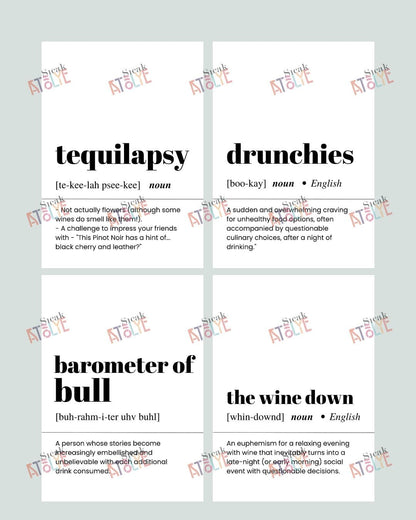 Mutfak-isim-Posterleri-Dekorasyon-Minimal Wine Tequila