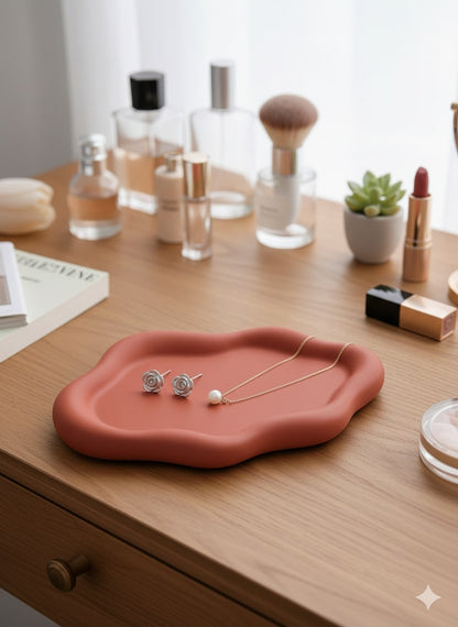 Beton Tabak - Altlık - Dalgalı Büyük | Taş Ruh - Stone Soul Koleksiyonu