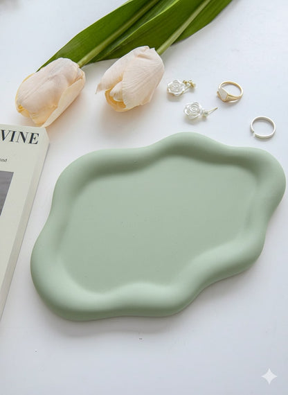 Beton Tabak - Altlık - Dalgalı Büyük | Taş Ruh - Stone Soul Koleksiyonu