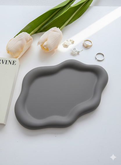 Beton Tabak - Altlık - Dalgalı Büyük | Taş Ruh - Stone Soul Koleksiyonu