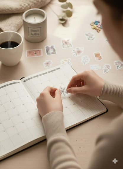 PaperTherapy-Aylik-Abonelik-Sistemi-Ajanda-Sticker-Bullet-Journal