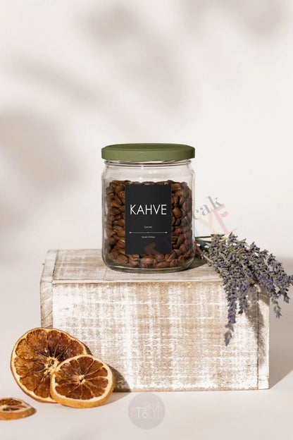 Baharat - Bakliyat - Kuruyemiş Kavanoz Etiketi | model. Karadut - Sıcak Atölye 