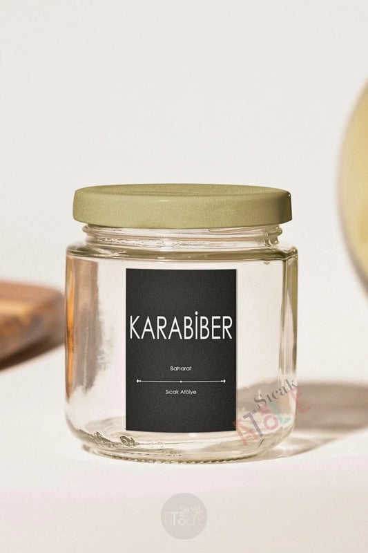 Baharat - Bakliyat - Kuruyemiş Kavanoz Etiketi | model. Karadut - Sıcak Atölye 