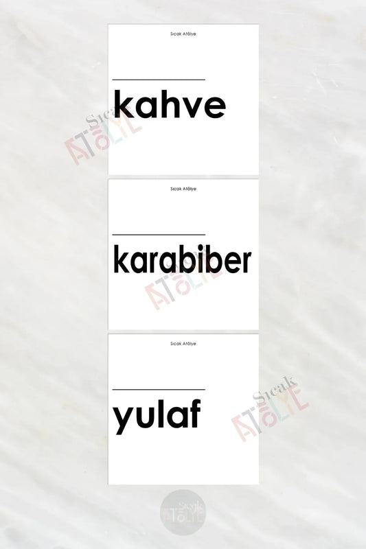 Baharat - Bakliyat - Kuruyemiş Kavanoz Etiketi | model. İncir - Sıcak Atölye 