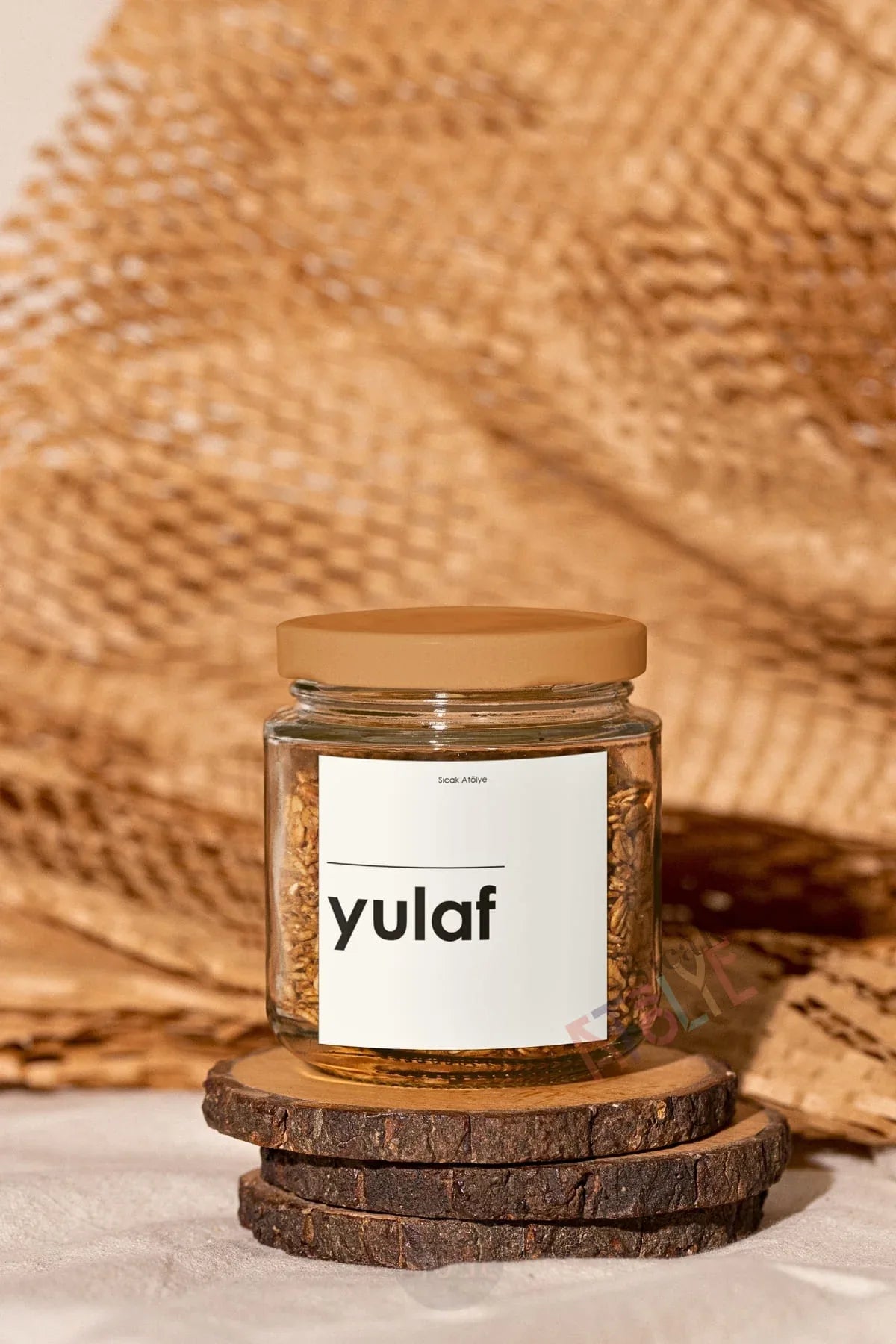 Baharat - Bakliyat - Kuruyemiş Kavanoz Etiketi | model. İncir - Sıcak Atölye 