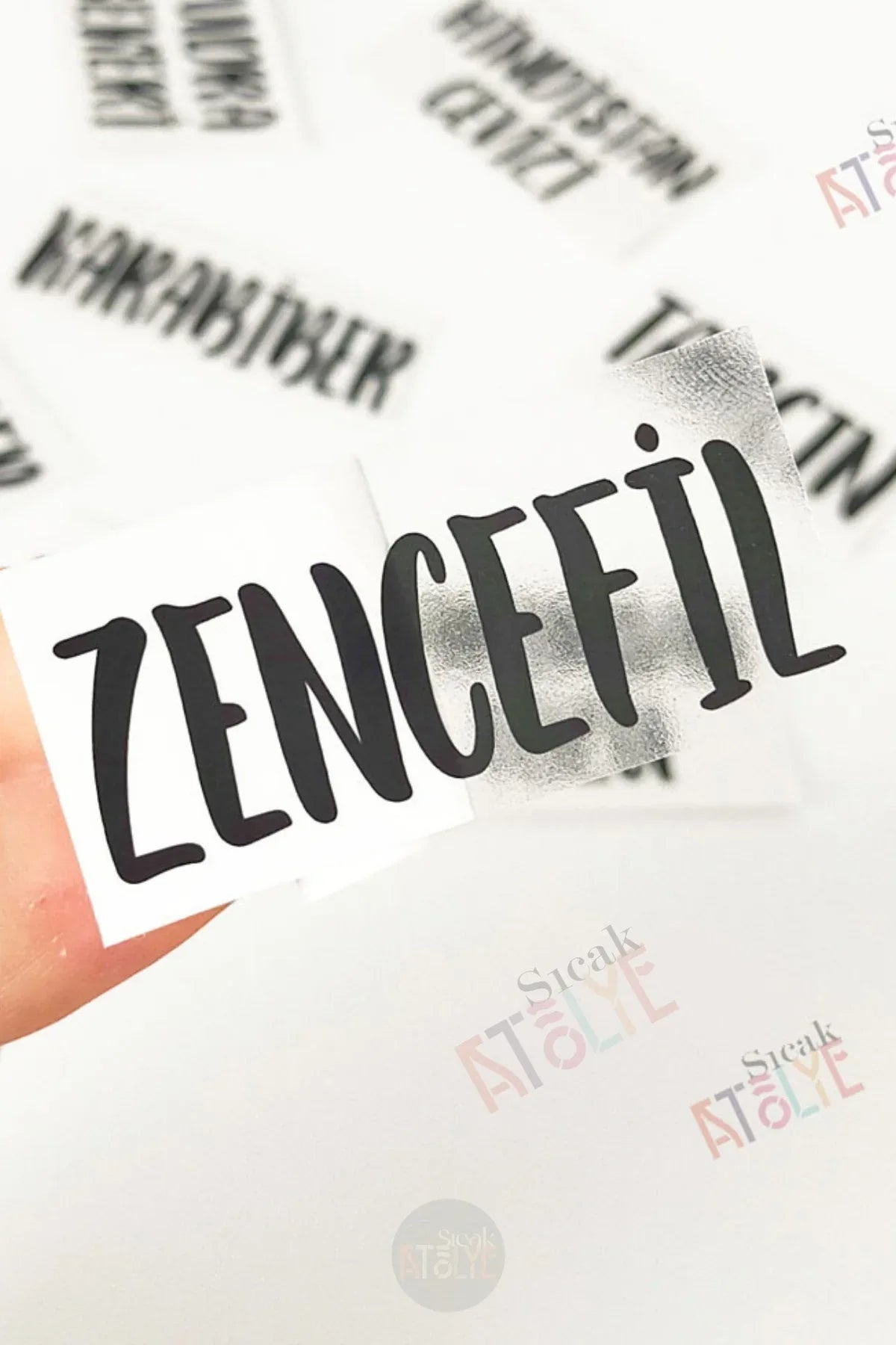 Baharat - Bakliyat - Kuruyemiş Kavanoz Etiketi | model. Havuç - Sıcak Atölye 