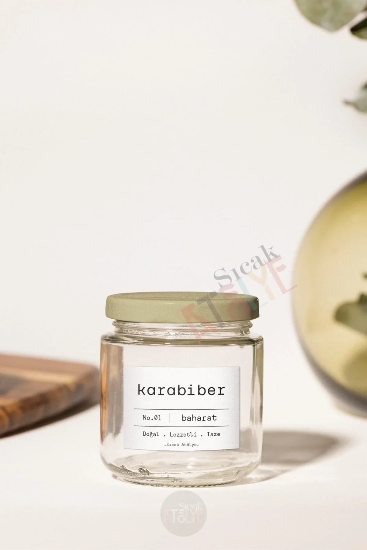 Baharat - Bakliyat - Kuruyemiş Kavanoz Etiketi | model. Karanfil - Sıcak Atölye 