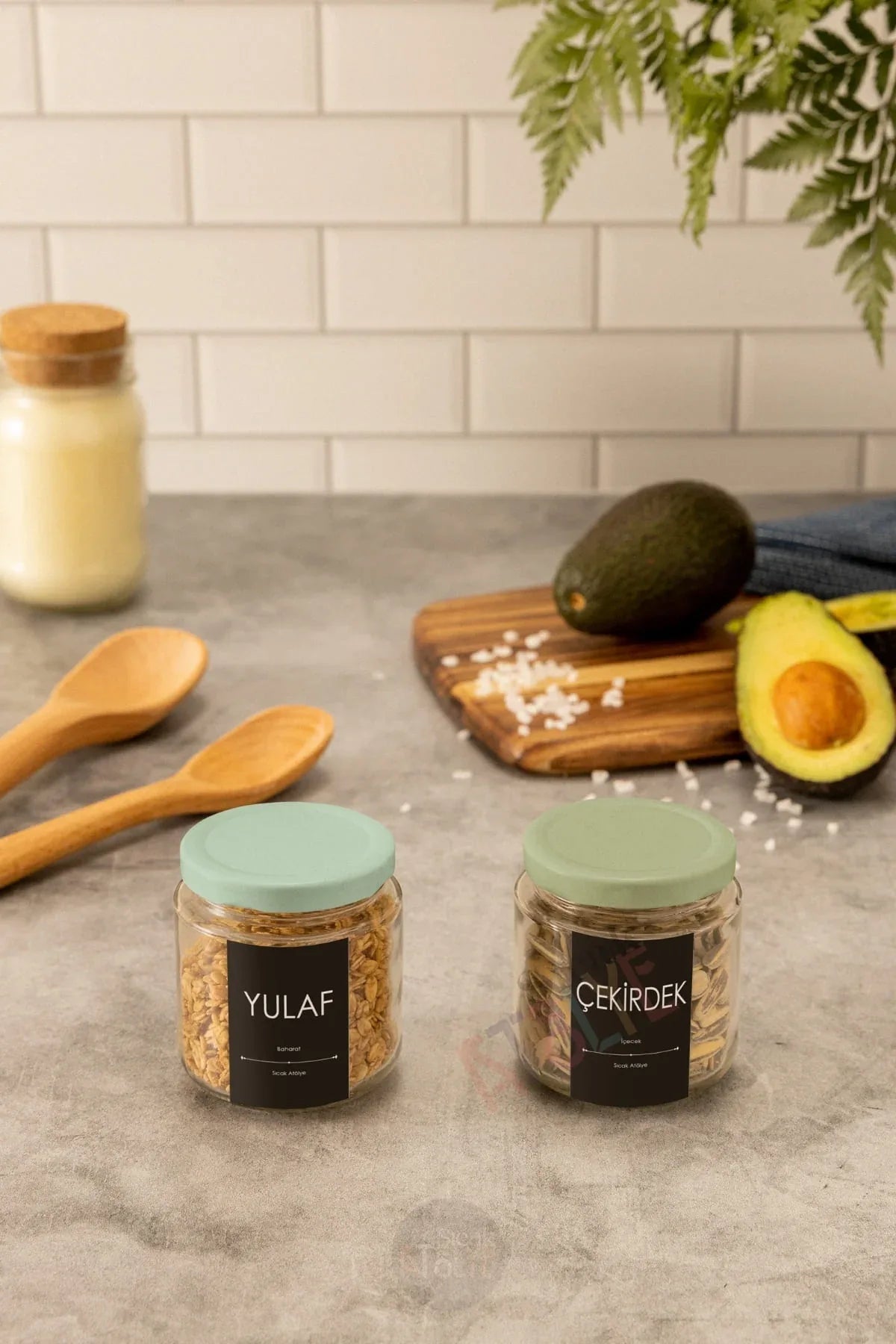 Baharat - Bakliyat - Kuruyemiş Kavanoz Etiketi | model. Karadut - Sıcak Atölye 