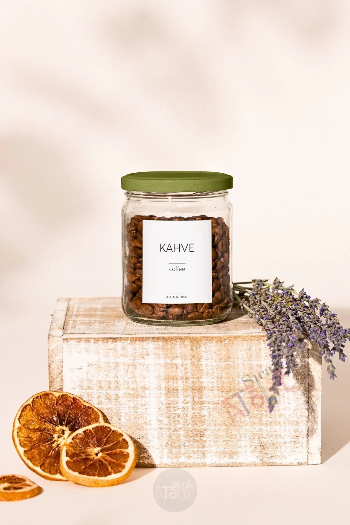 Baharat - Bakliyat - Kuruyemiş Kavanoz Etiketi | model. Ananas - Sıcak Atölye 