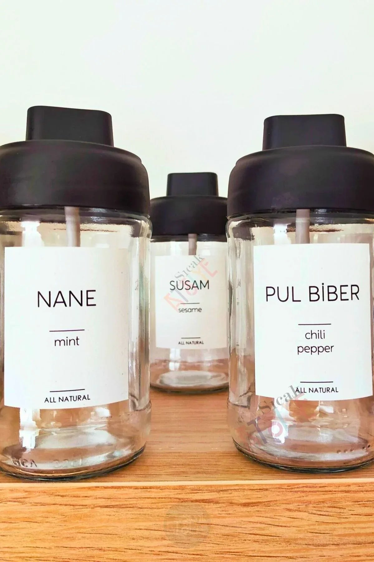 Baharat - Bakliyat - Kuruyemiş Kavanoz Etiketi | model. Ananas - Sıcak Atölye 