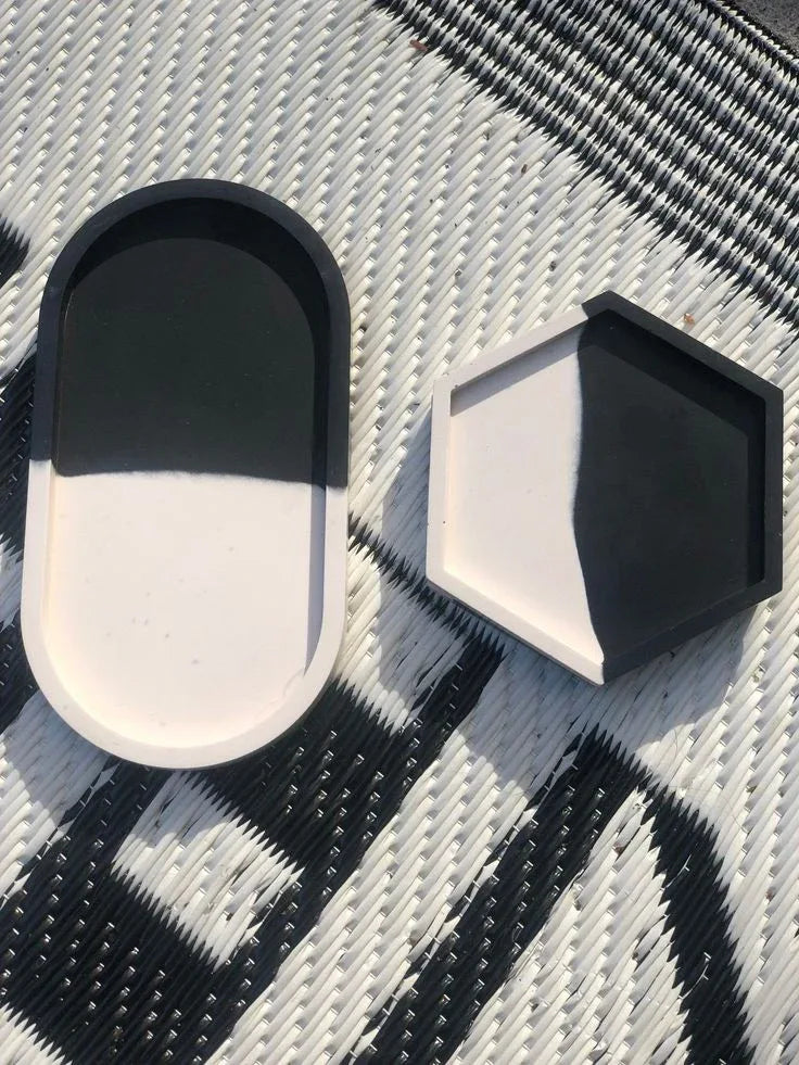 Beton Altlık Set - 2 Parça | Natural Pick Koleksiyonu - Sıcak Atölye 