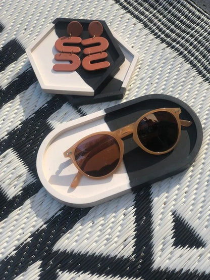 Beton Altlık Set - 2 Parça | Natural Pick Koleksiyonu - Sıcak Atölye 