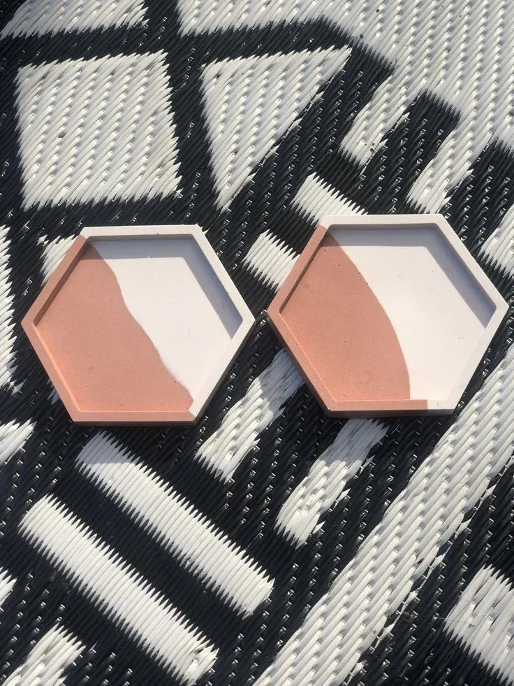 Beton Altlık Set - 2 Parça | Natural Pick Koleksiyonu - Sıcak Atölye 