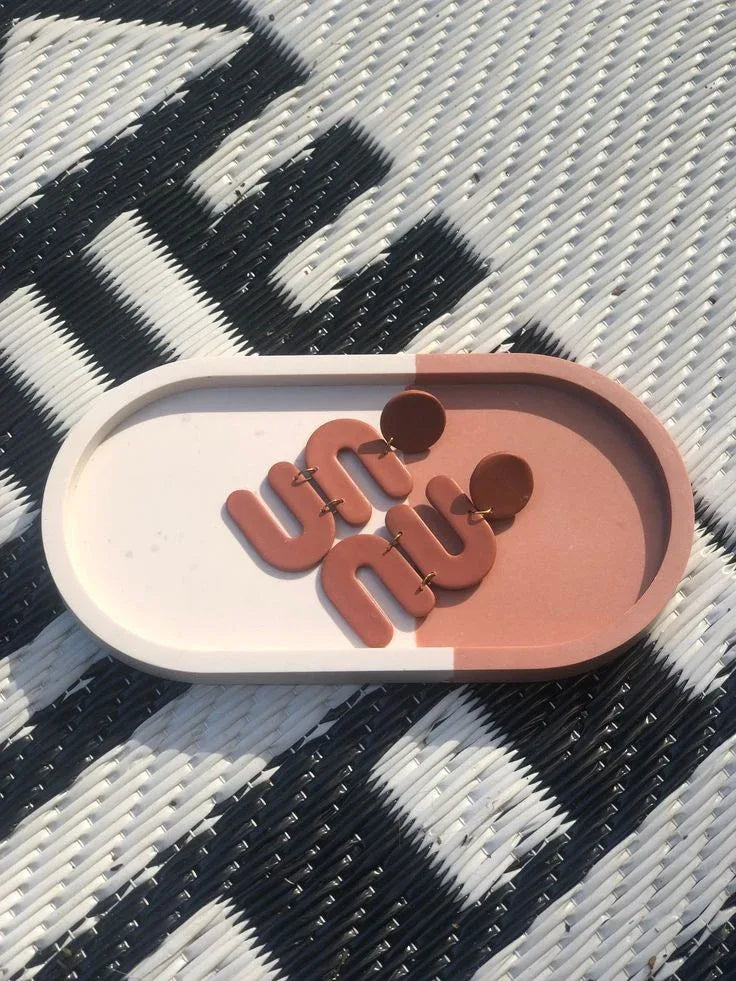 Beton Altlık Set - 2 Parça | Natural Pick Koleksiyonu - Sıcak Atölye 