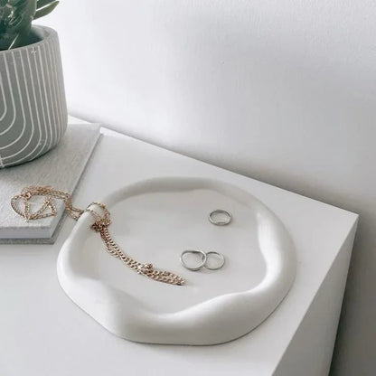 Beton Tabak - Altlık - Dalgalı Küçük | Taş Ruh - Stone Soul Collection - Sıcak Atölye 