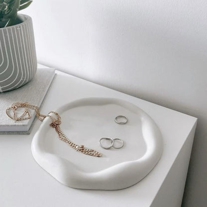 Beton Tabak - Altlık - Dalgalı Küçük | Taş Ruh - Stone Soul Koleksiyonu