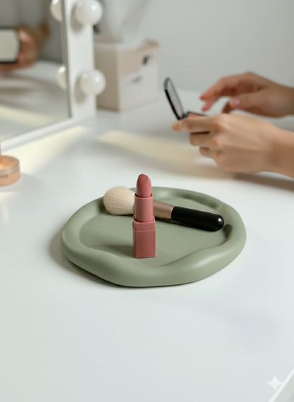 Beton Tabak - Altlık - Dalgalı Küçük | Taş Ruh - Stone Soul Koleksiyonu