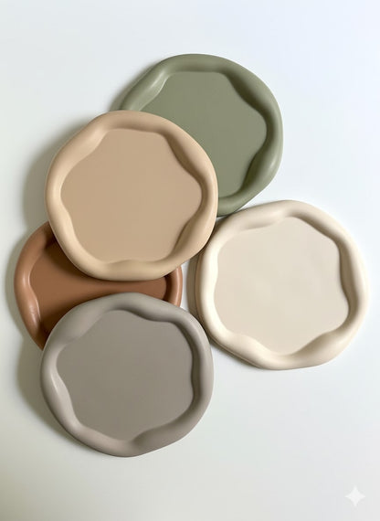 Beton Tabak - Altlık - Dalgalı Küçük | Taş Ruh - Stone Soul Koleksiyonu