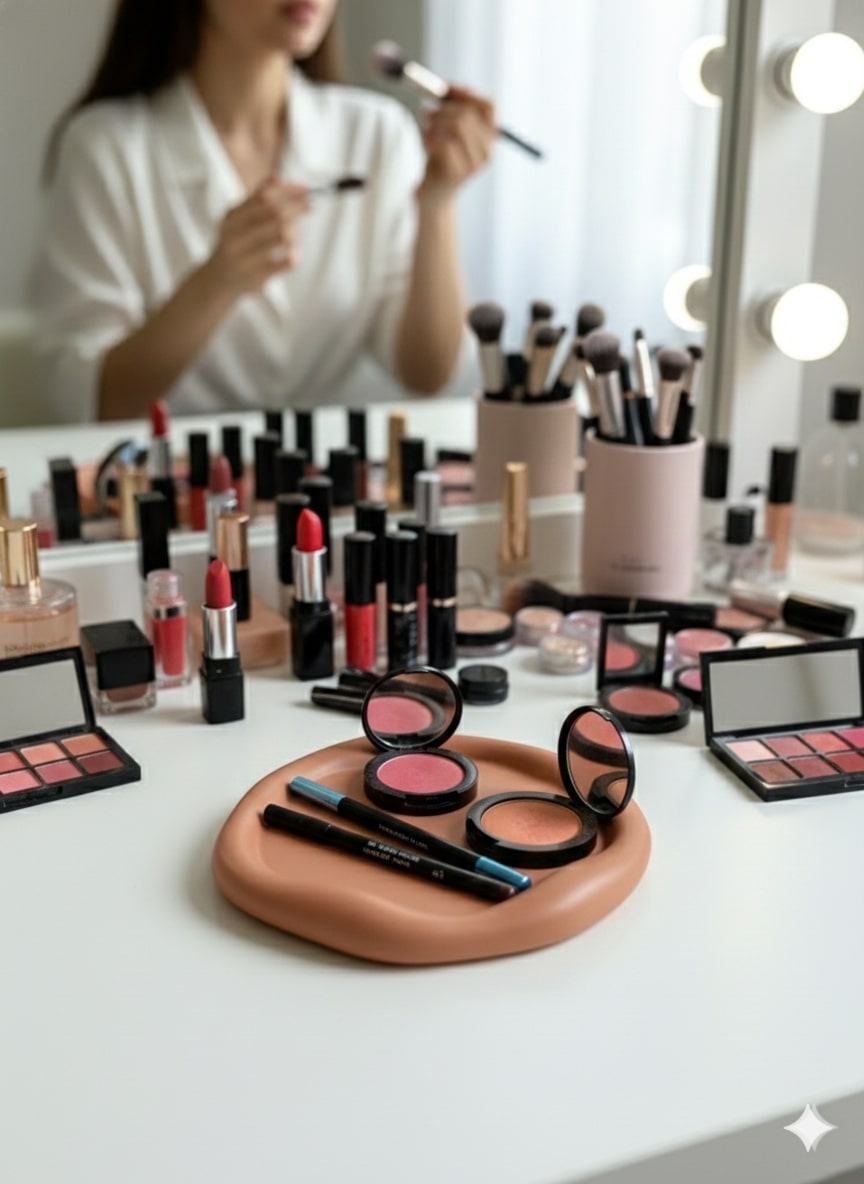 Beton Tabak - Altlık - Dalgalı Küçük | Taş Ruh - Stone Soul Koleksiyonu