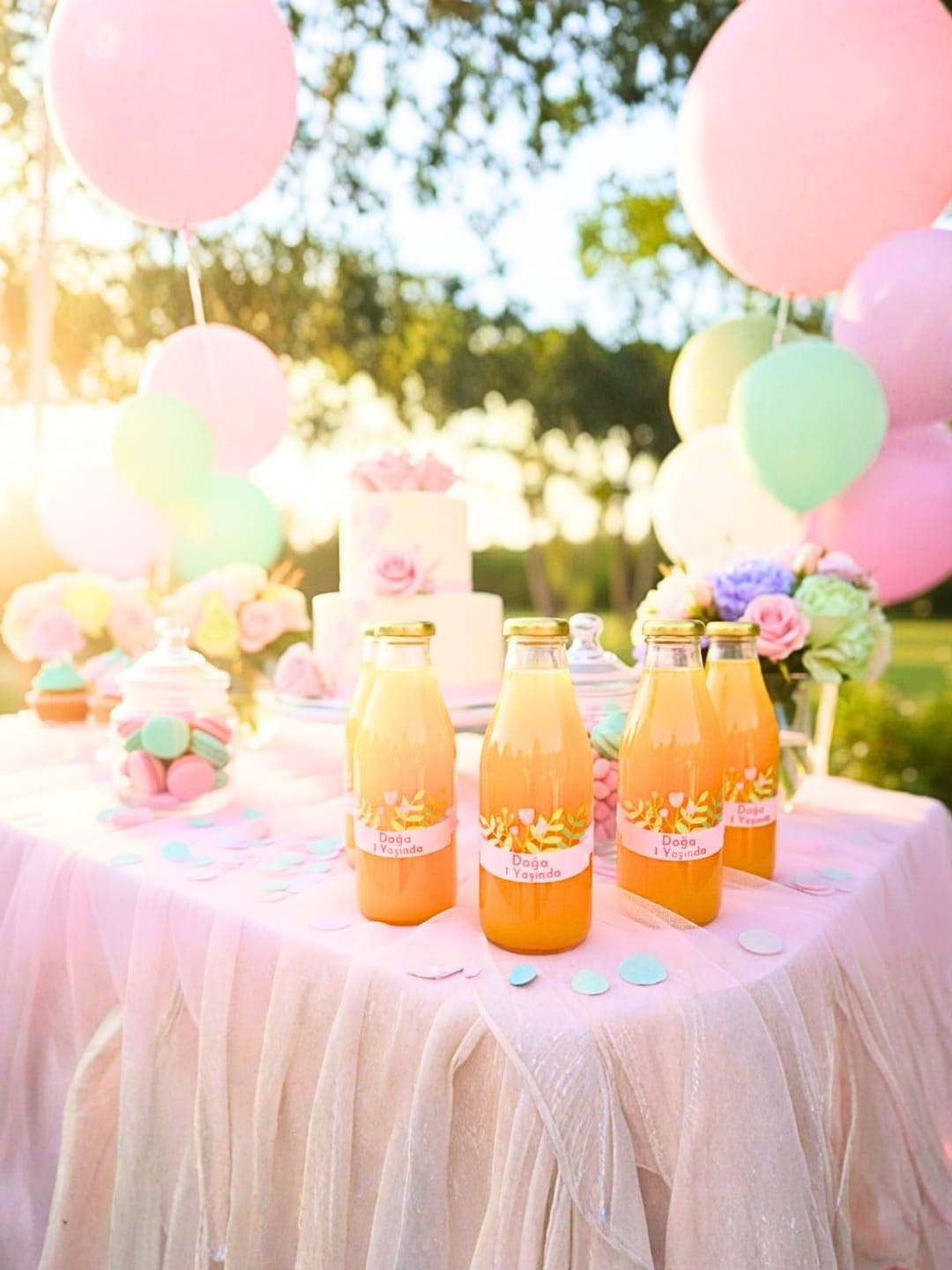 Doğum Günü Parti Seti - 124 Parça Sofra Düzeni | Peri Teması