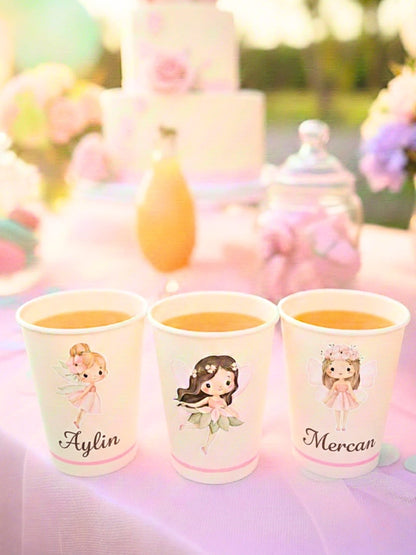 Doğum Günü Parti Seti - 124 Parça Sofra Düzeni | Peri Teması