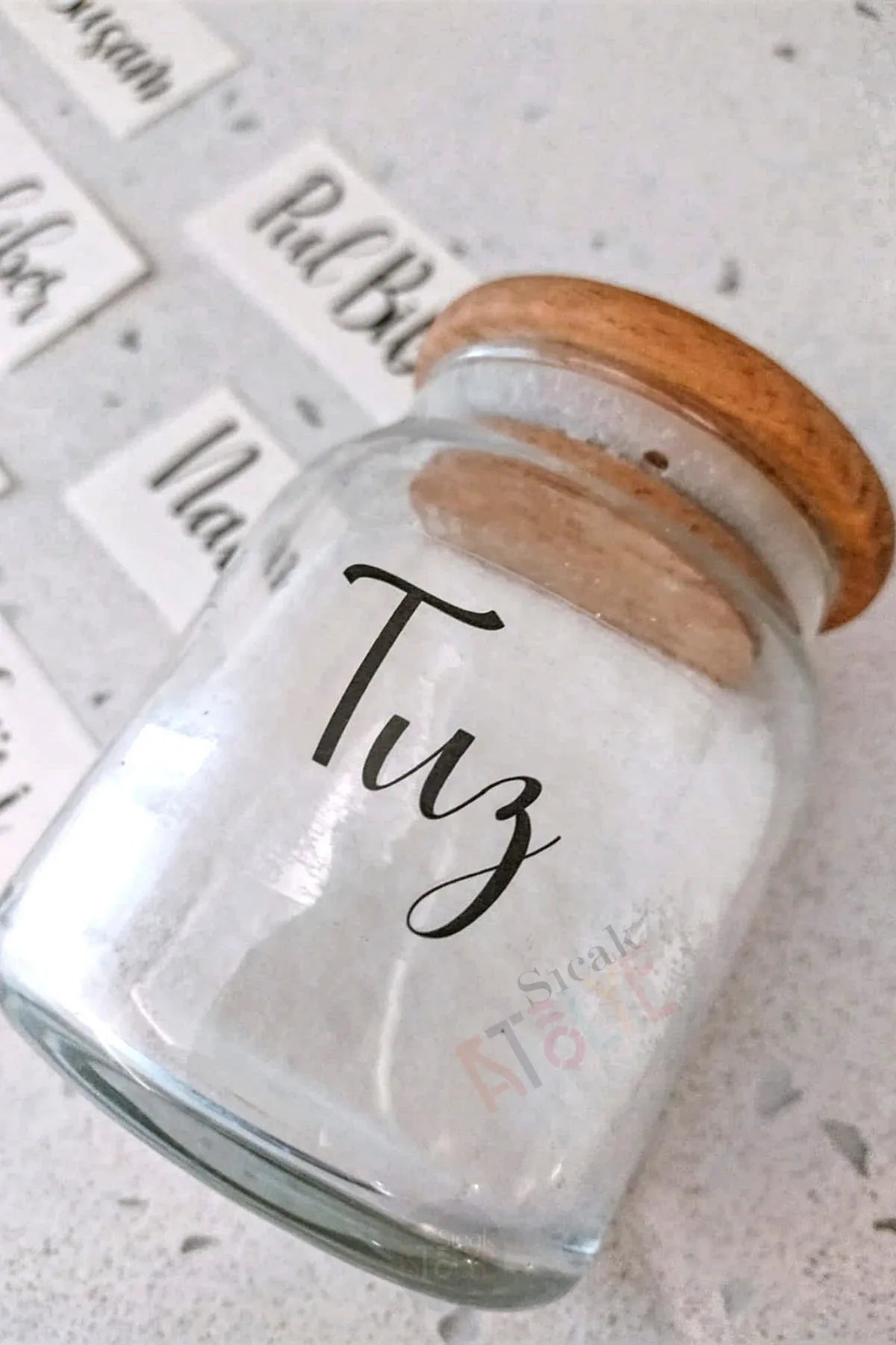 Baharat - Bakliyat - Kuruyemiş Kavanoz Etiketi | model. Kavun - Sıcak Atölye 