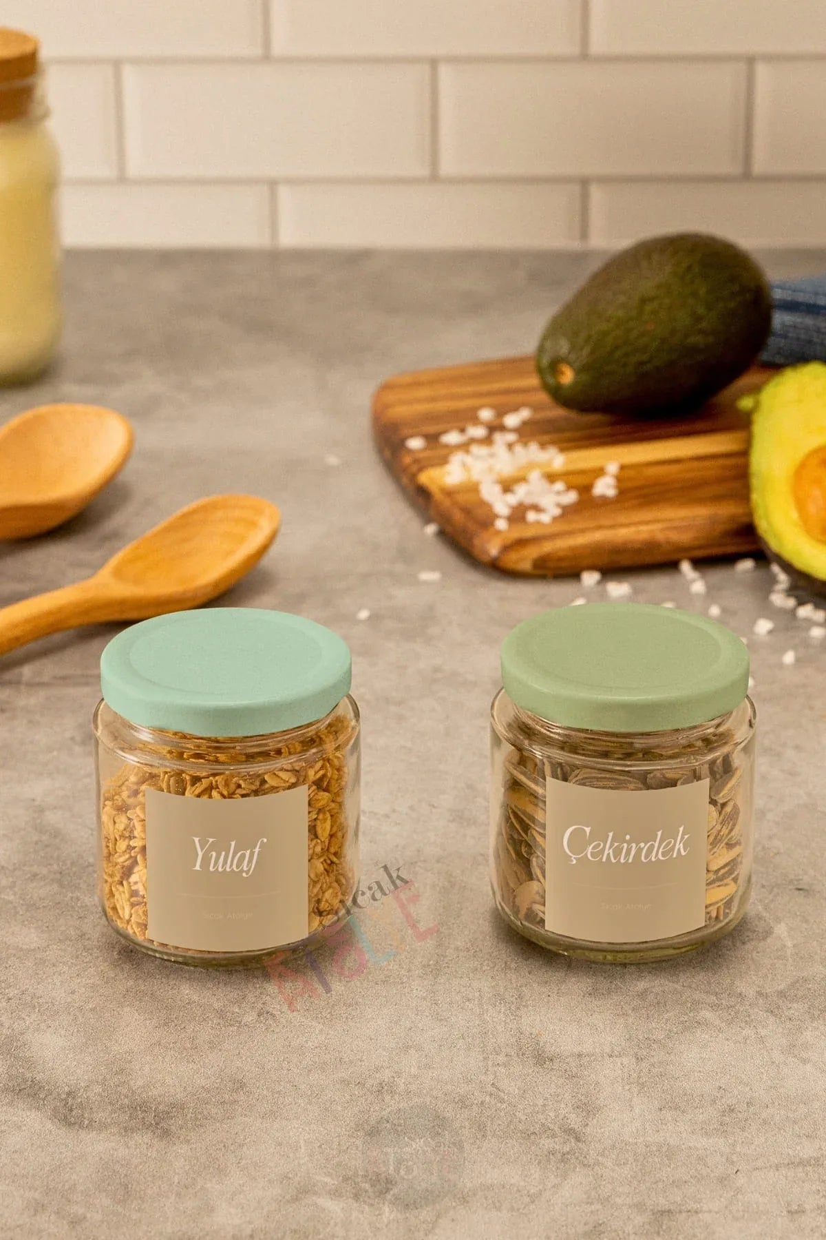 Baharat - Bakliyat - Kuruyemiş Kavanoz Etiketi | model. Kişniş - Sıcak Atölye 