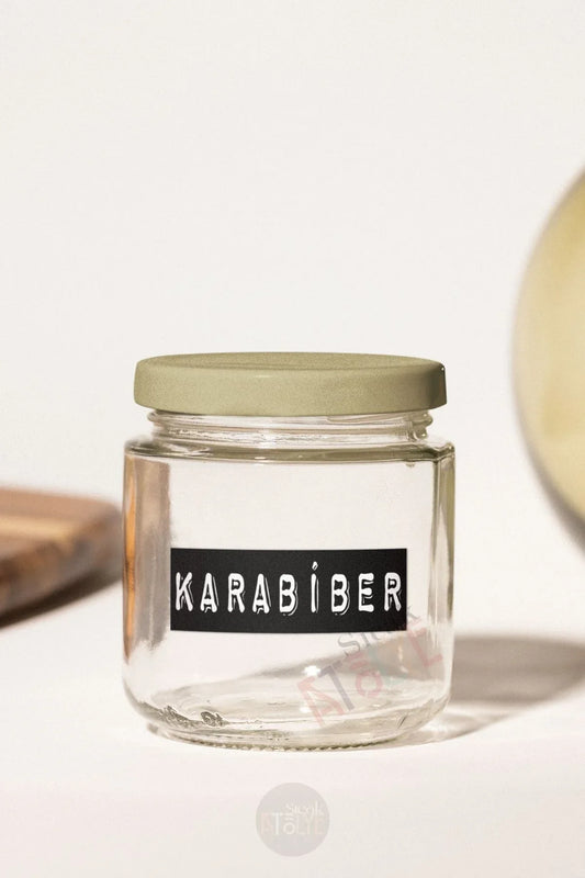 Baharat - Bakliyat - Kuruyemiş Kavanoz Etiketi | model. Brownie - Sıcak Atölye 