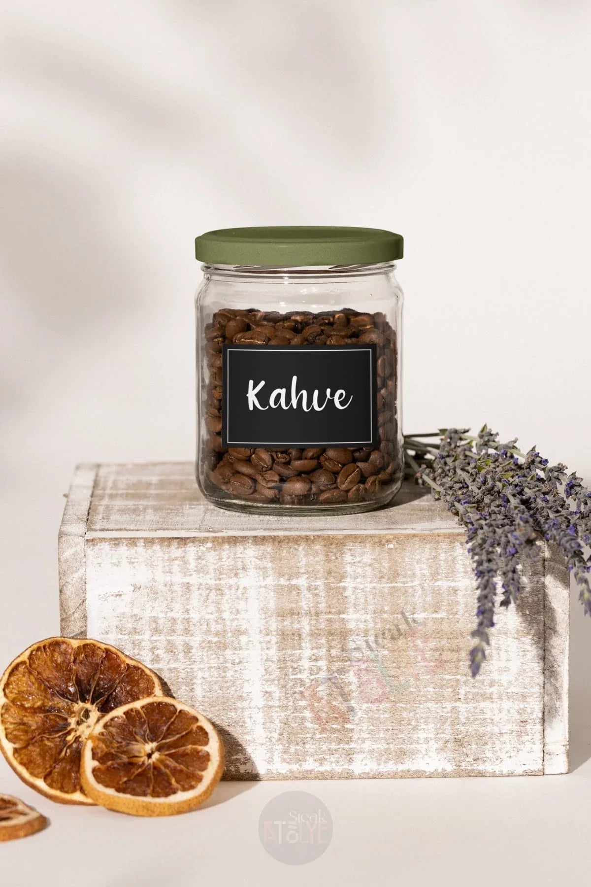 Baharat - Bakliyat - Kuruyemiş Kavanoz Etiketi | model. Fındık - Sıcak Atölye 