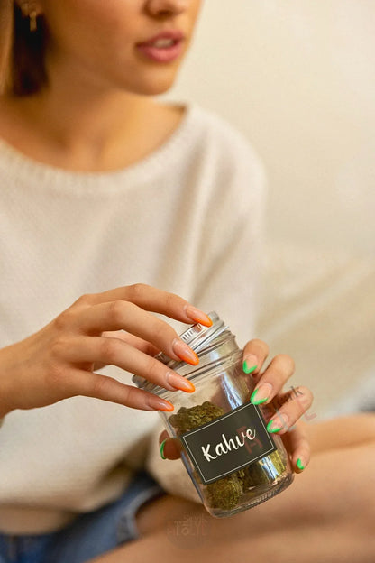 Baharat - Bakliyat - Kuruyemiş Kavanoz Etiketi | model. Fındık - Sıcak Atölye 