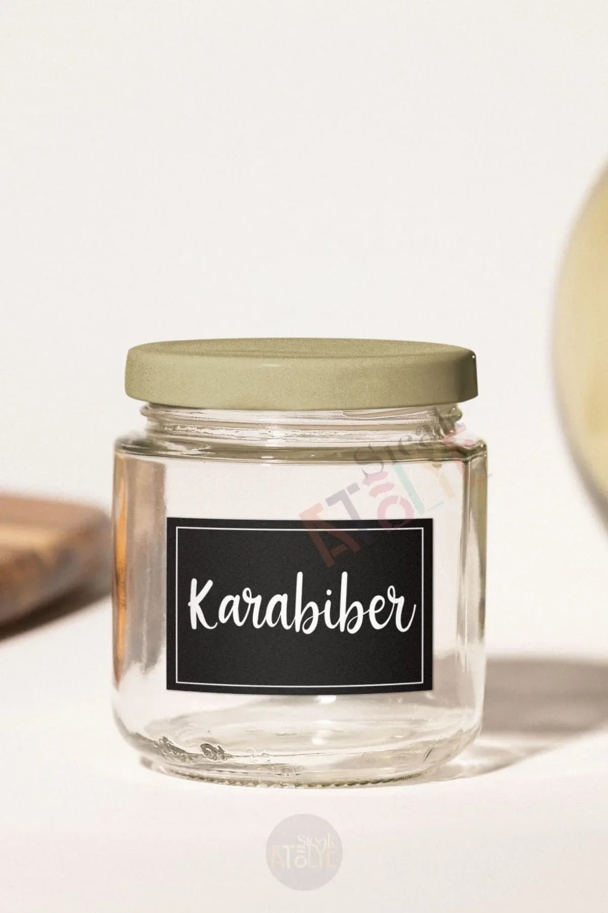 Baharat - Bakliyat - Kuruyemiş Kavanoz Etiketi | model. Fındık - Sıcak Atölye 