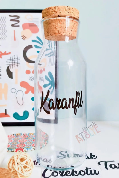 Baharat - Bakliyat - Kuruyemiş Kavanoz Etiketi | model. Bal - Sıcak Atölye 