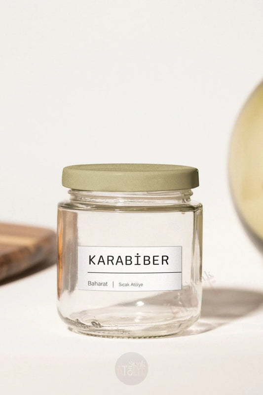 Baharat - Bakliyat - Kuruyemiş Kavanoz Etiketi | model. Badem - Sıcak Atölye 