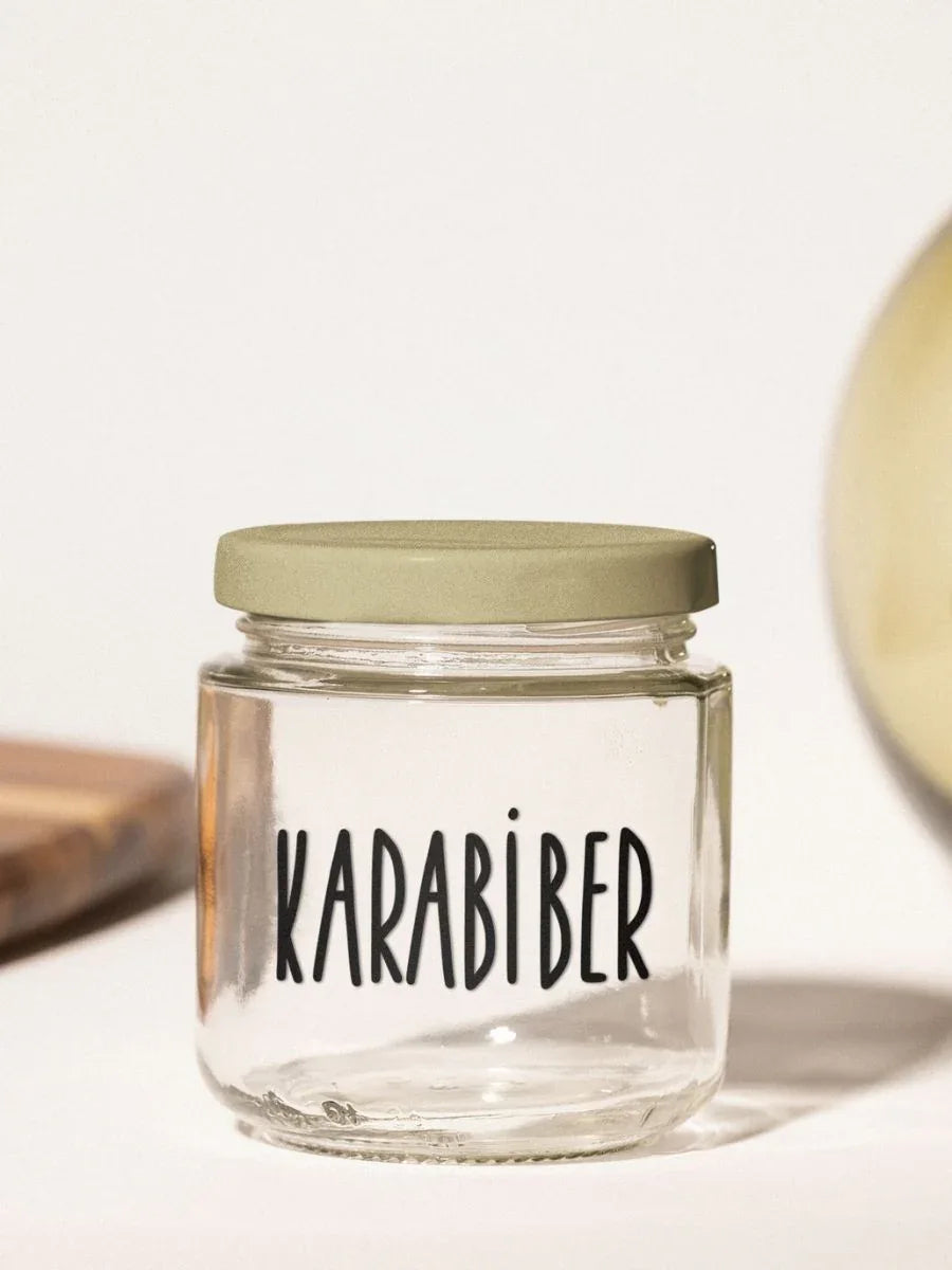 Baharat - Bakliyat - Kuruyemiş Kavanoz Etiketi | model. Avakado - Sıcak Atölye 