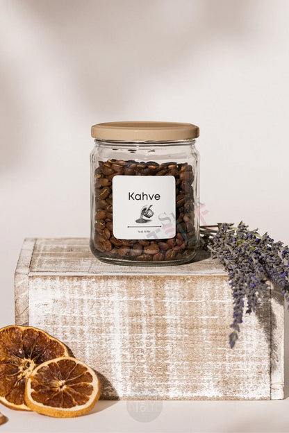 Baharat - Bakliyat - Kuruyemiş Kavanoz Etiketi | model. Biberiye - Sıcak Atölye 