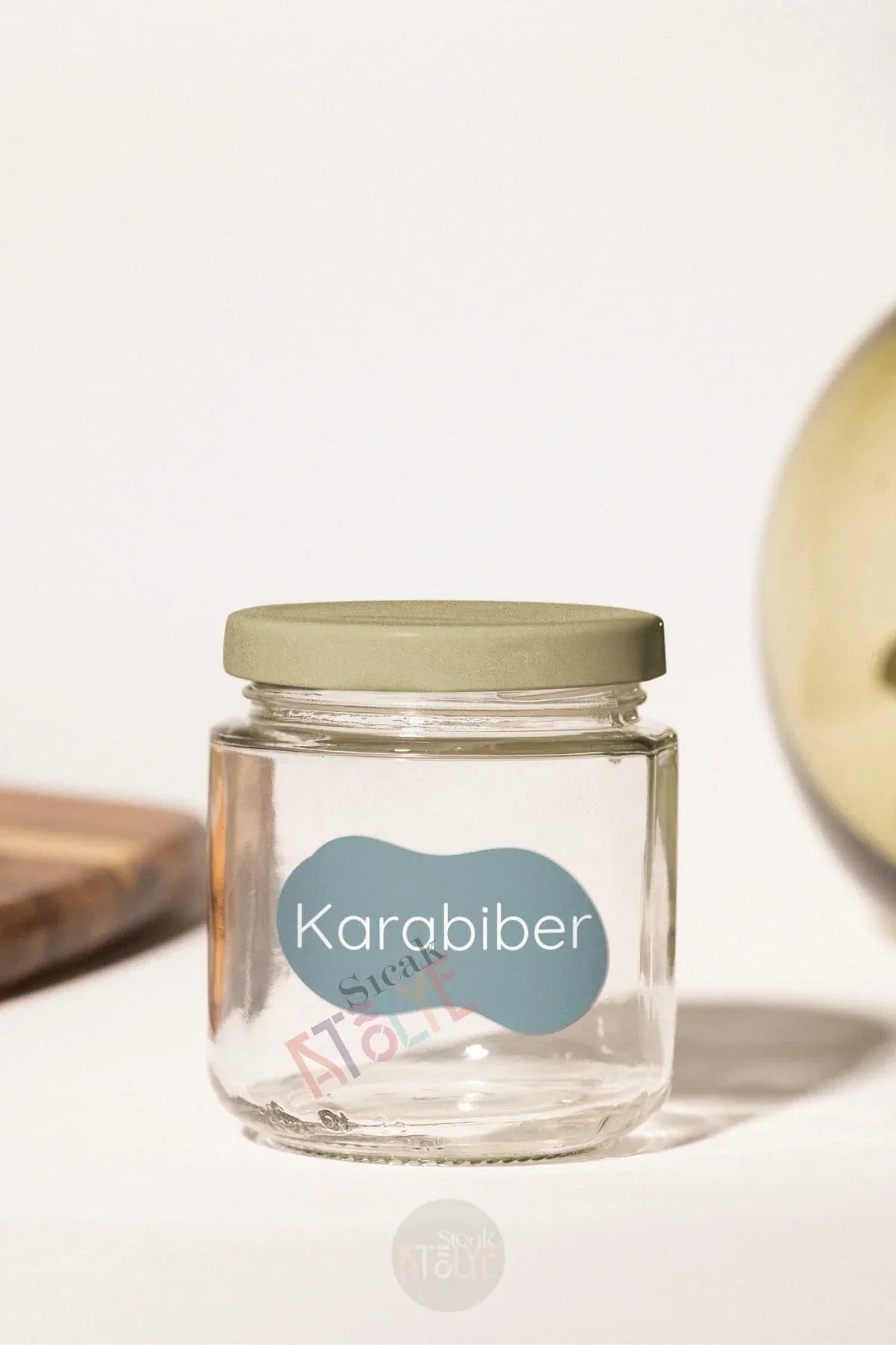 Baharat - Bakliyat - Kuruyemiş Kavanoz Etiketi | model. Nar - Sıcak Atölye 