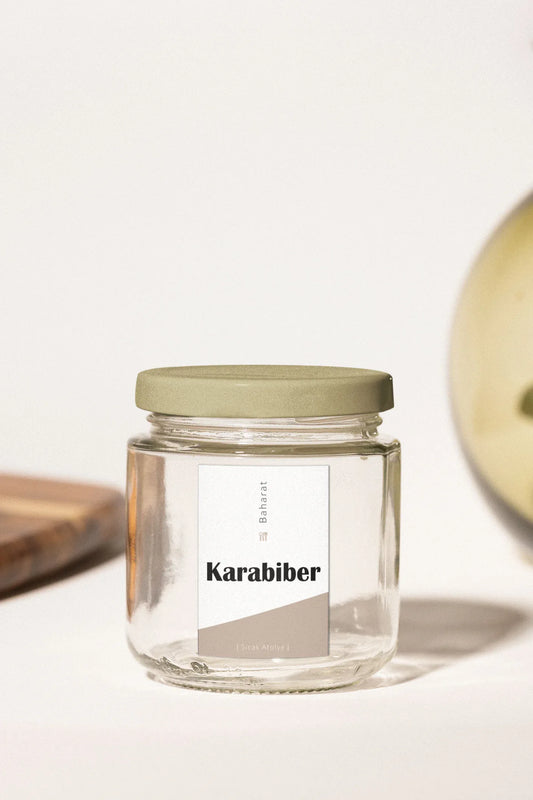 Baharat - Bakliyat - Kuruyemiş Kavanoz Etiketi | model. Leblebi - Sıcak Atölye 