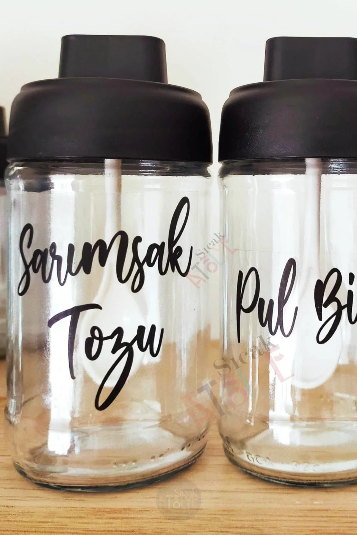 Baharat - Bakliyat - Kuruyemiş Kavanoz Etiketi | model. Pankek - Sıcak Atölye 